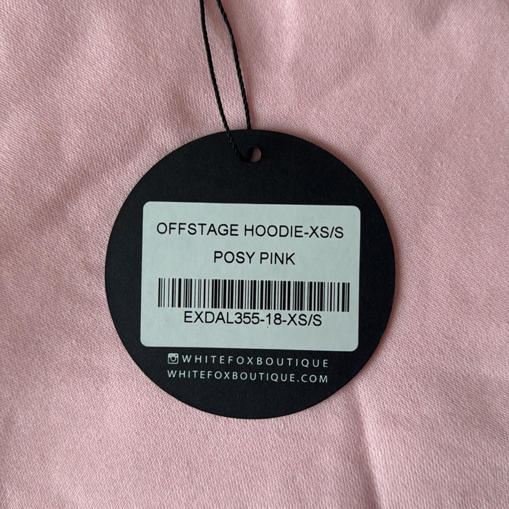 WHITE FOX Offstage Hoodie Posy Pink NWT - Picture 8 of 16